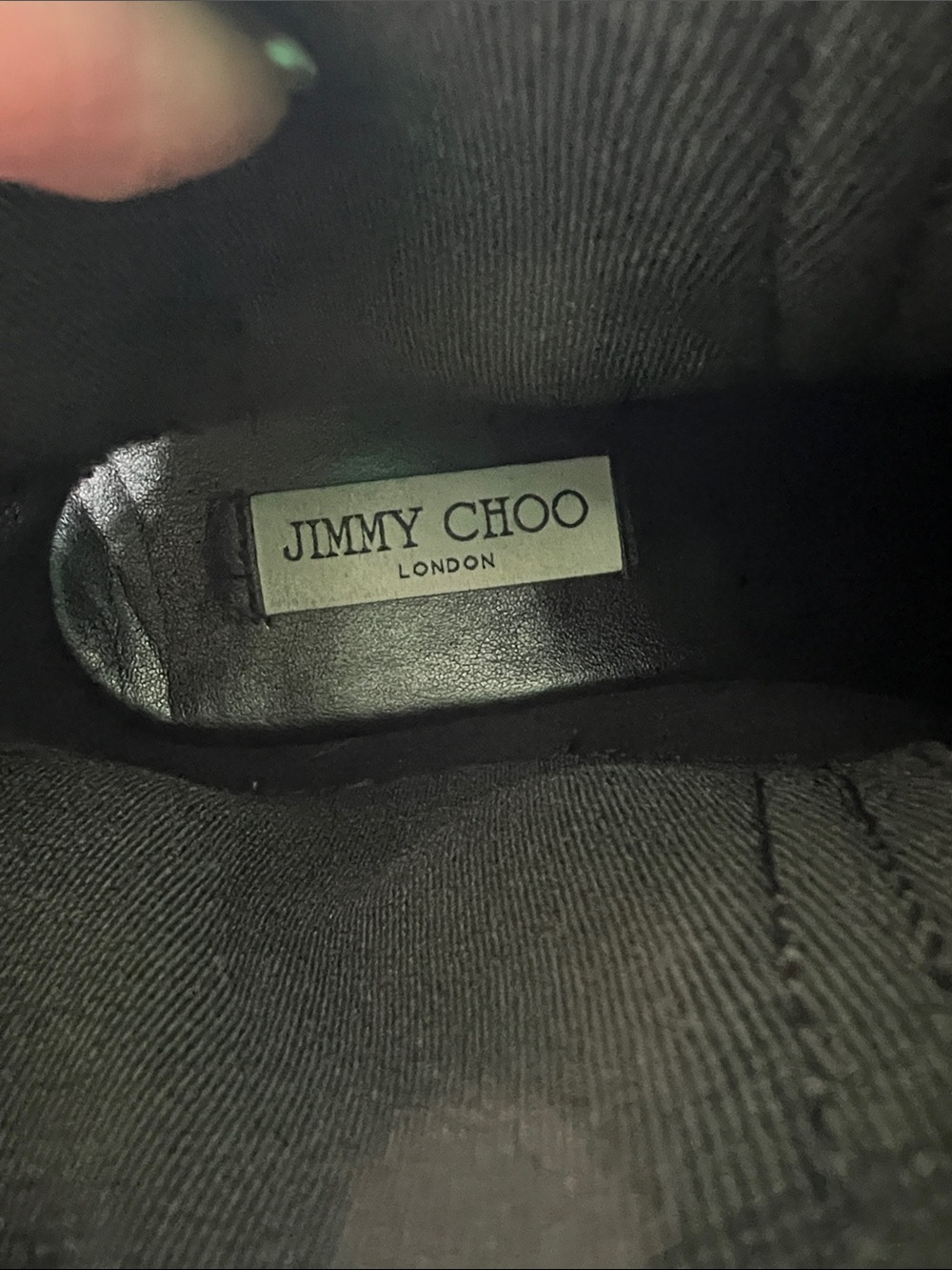 Jimmy Choo Women's Black Rubber Jai Short Rain Boots Size 39 (US 9) - Picture 10 of 10